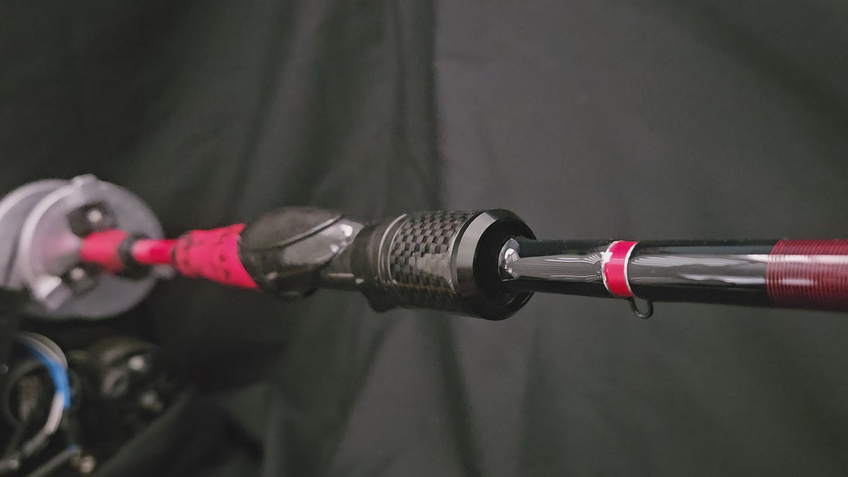 Custom Red Inshore Multi-Purpose Popping Rod