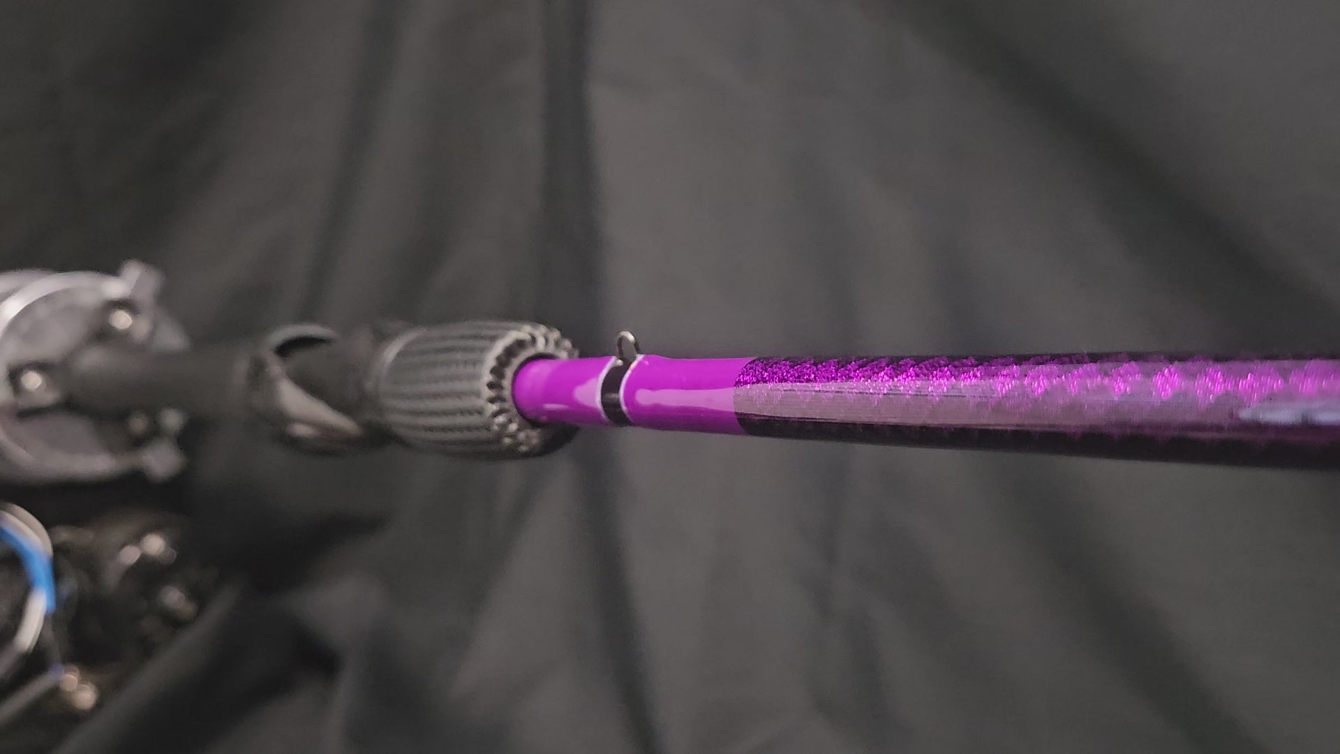 Custom Purple Inshore Multi-Purpose Popping Spinning Rod