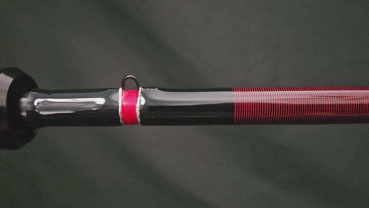 Custom Red Inshore Multi-Purpose Popping Rod