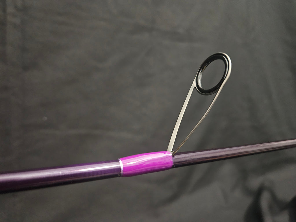 Custom Purple Inshore Multi-Purpose Popping Spinning Rod