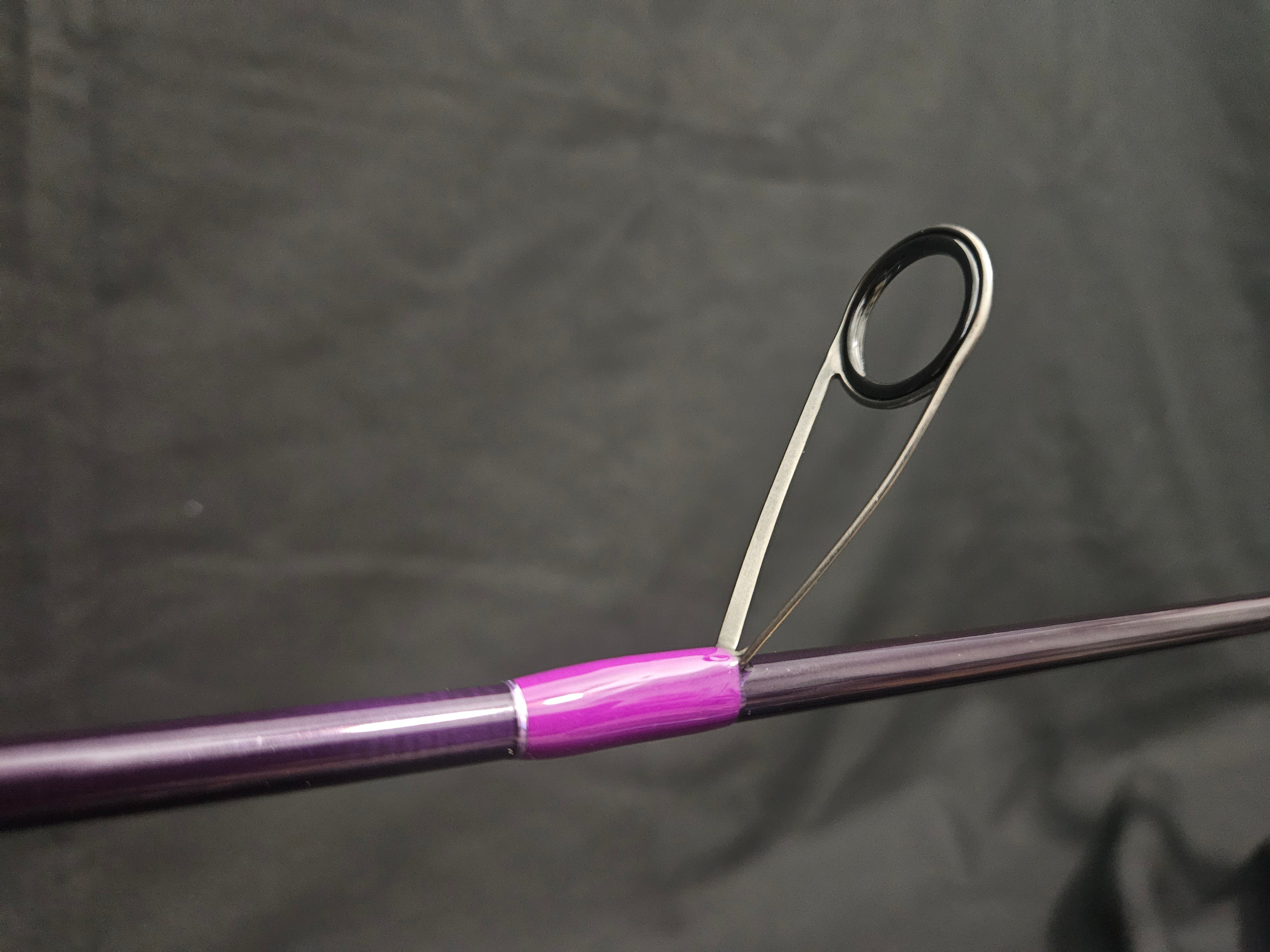 Custom Purple Inshore Multi-Purpose Popping Spinning Rod