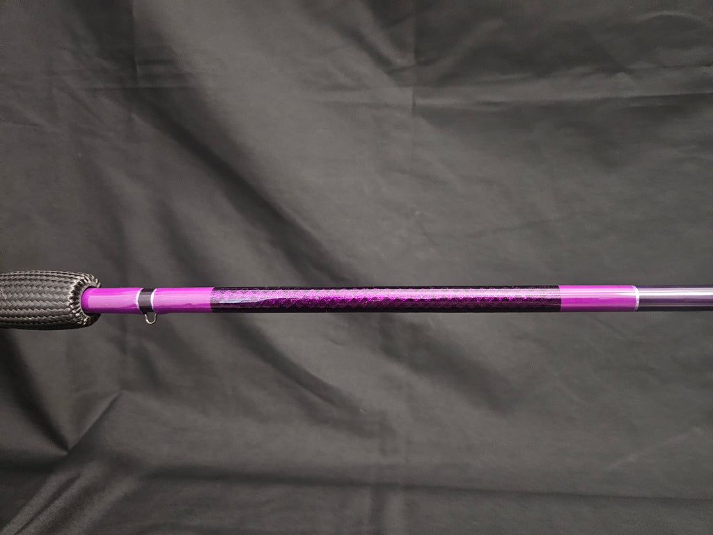 Custom Purple Inshore Multi-Purpose Popping Spinning Rod