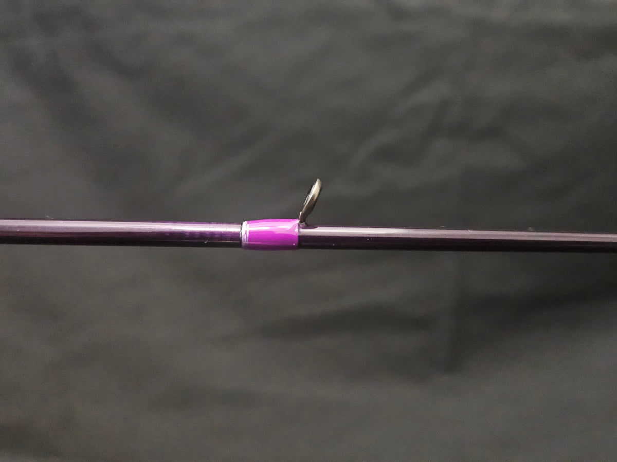 Custom Purple Inshore Multi-Purpose Popping Spinning Rod