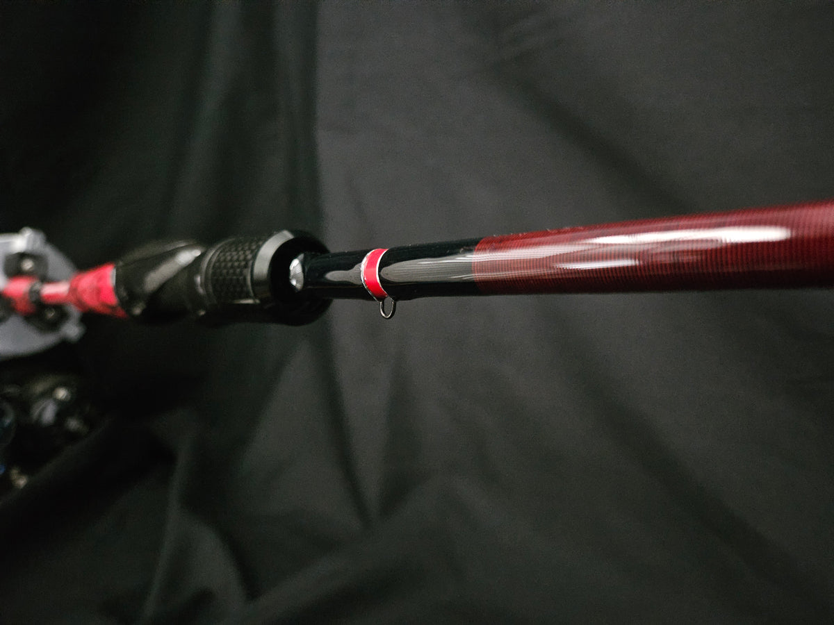 Custom Red Inshore Multi-Purpose Popping Rod